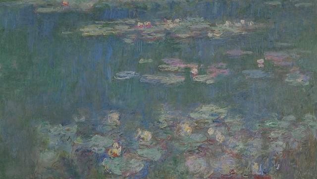 Monet's paintings of the waterlilies
